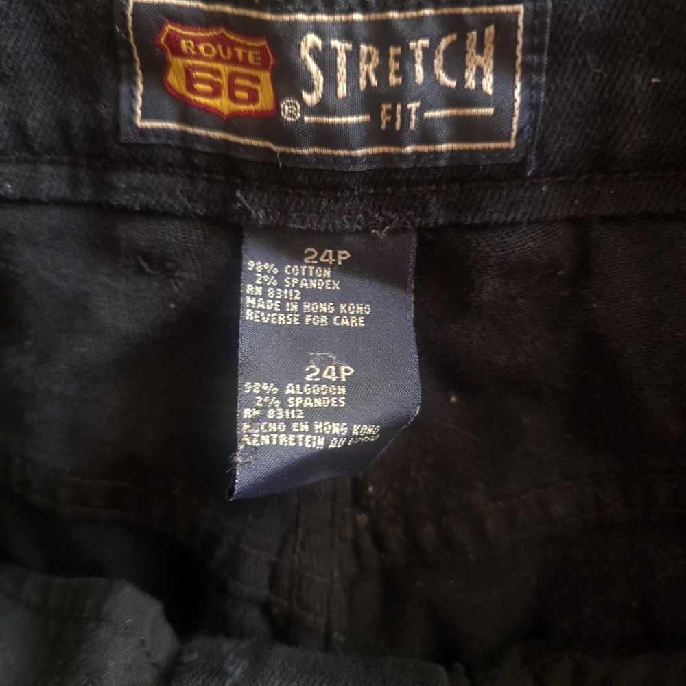 Route 66 Women's Black Straight Leg Jeans